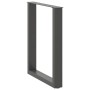 Patas mesa centro forma U 2uds antracita 70x(72-73)cm acero by , Table legs - Ref: Foro24-4013186, Price: 81,26 €, Discount: %