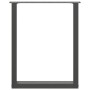 Patas mesa centro forma U 2uds antracita 70x(72-73)cm acero by , Table legs - Ref: Foro24-4013186, Price: 81,26 €, Discount: %