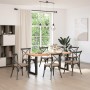 Patas para mesa centro forma U 2 uds acero negro 70x(72-73) cm de , Patas para mesas - Ref: Foro24-4013184, Precio: 81,07 €, ...
