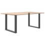 Patas mesa centro forma U 2uds antracita 80x(72-73)cm acero by , Table legs - Ref: Foro24-4013190, Price: 90,25 €, Discount: %