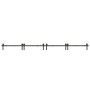 Kit de herrajes para puertas correderas acero negro 366 cm von , Türartikel - Ref: Foro24-3295803, Preis: 184,97 €, Rabatt: %