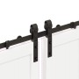 Kit de herrajes para puertas correderas acero negro 366 cm von , Türartikel - Ref: Foro24-3295803, Preis: 184,97 €, Rabatt: %