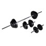 Barbell set + 2 dumbbells 30.5kg by vidaXL, free weight - Ref: Foro24-90377, Price: 90,12 €, Discount: %