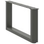 Patas de mesa centro forma U 2uds acero antracita 70x(30-31) cm de , Patas para mesas - Ref: Foro24-4013146, Precio: 65,17 €,...