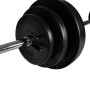 Barbell set + 2 dumbbells 30.5kg by vidaXL, free weight - Ref: Foro24-90377, Price: 90,12 €, Discount: %