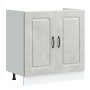 Mueble bajo para fregadero Kalmar gris hormigón 80x46x81,5 cm by , Kitchen cabinets - Ref: Foro24-853451, Price: 73,93 €, Dis...