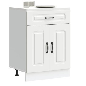 Mueble bajo de cocina Kalmar madera de ingeniería blanca de , Armarios de cocina - Ref: Foro24-853487, Precio: 90,70 €, Descu...