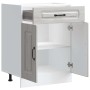 Mueble bajo de cocina Kalmar gris sonoma madera de ingeniería von , Küchenschränke - Ref: Foro24-853493, Preis: 90,57 €, Raba...