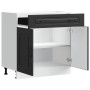 Mueble bajo de cocina Kalmar madera de ingeniería negra von , Küchenschränke - Ref: Foro24-853498, Preis: 110,96 €, Rabatt: %