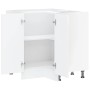 Mueble cocina esquina Kalmar madera ingeniería blanco brillante von , Küchenschränke - Ref: Foro24-853509, Preis: 127,27 €, R...