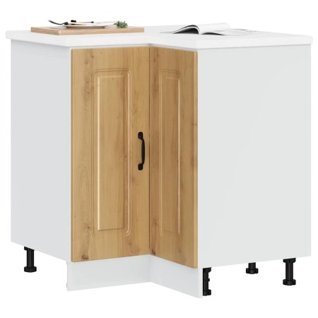 Mueble bajo esquinero cocina Kalmar madera de roble artesanal von , Küchenschränke - Ref: Foro24-853516, Preis: 104,77 €, Rab...