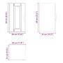 Armario de pared cocina Porto madera ingeniería roble ahumado de , Armarios de cocina - Ref: Foro24-854022, Precio: 54,29 €, ...