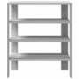 Mueble zapatero madera contrachapada gris sonoma 61x32x70 cm by , Shoe racks and shoe organizers - Ref: Foro24-859847, Price:...