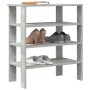 Mueble zapatero madera contrachapada gris hormigón 61x32x70 cm de , Zapateros y organizadores de calzado - Ref: Foro24-859845...