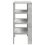 Mueble zapatero madera contrachapada gris hormigón 61x32x70 cm de , Zapateros y organizadores de calzado - Ref: Foro24-859845...