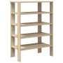 Mueble zapatero madera contrachapada roble sonoma 61x32x87,5 cm by , Shoe racks and shoe organizers - Ref: Foro24-859853, Pri...