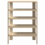 Mueble zapatero madera contrachapada roble sonoma 61x32x87,5 cm by , Shoe racks and shoe organizers - Ref: Foro24-859853, Pri...