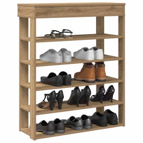 Zapatero artesanal de madera contrachapada 80x30x98 cm by , Shoe racks and shoe organizers - Ref: Foro24-859940, Price: 87,81...