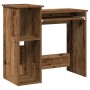 Escritorio estantes madera ingeniería envejecida 84x40x78 cm von , Schreibtische - Ref: Foro24-860452, Preis: 72,54 €, Rabatt: %