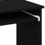 Escritorio con estantes contrachapada negro 84x40x78 cm de , Escritorios - Ref: Foro24-860446, Precio: 85,90 €, Descuento: %