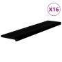 Peldaños de escalera 16 uds madera maciza roble marrón oscuro von , Treppenmatten - Ref: Foro24-3283060, Preis: 766,78 €, Rab...