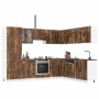 Mueble cocina Porto roble ahumado 14 pzas madera contrachapada von , Küchenschränke - Ref: Foro24-3314996, Preis: 1,00 €, Rab...