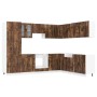 Mueble cocina Porto roble ahumado 14 pzas madera contrachapada von , Küchenschränke - Ref: Foro24-3314996, Preis: 1,00 €, Rab...