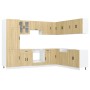 Mueble cocina Porto roble sonoma 14 pzas madera contrachapada von , Küchenschränke - Ref: Foro24-3314994, Preis: 993,59 €, Ra...