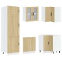 Mueble cocina Porto roble sonoma 14 pzas madera contrachapada von , Küchenschränke - Ref: Foro24-3314994, Preis: 993,59 €, Ra...