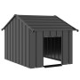 Caseta para perros con techo acero galvanizado 83x130x85 cm de , Casetas para perros - Ref: Foro24-4100915, Precio: 114,50 €,...
