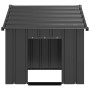 Caseta para perros con techo acero galvanizado 83x130x85 cm de , Casetas para perros - Ref: Foro24-4100915, Precio: 114,50 €,...