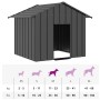 Caseta para perros con techo acero galvanizado 131x101x102 cm von , Hundehütten - Ref: Foro24-4100917, Preis: 112,78 €, Rabat...