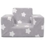 Sofá para niños felpa suave gris claro con estrellas von , Baby- und Kleinkindmöbel - Ref: Foro24-4104772, Preis: 31,68 €, Ra...