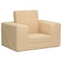 Sofá cama infantil felpa suave color crema by , Baby and Toddler Furniture - Ref: Foro24-4104787, Price: 38,43 €, Discount: %