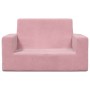 Sofá para niños de 2 plazas de felpa suave rosa von , Baby- und Kleinkindmöbel - Ref: Foro24-4104801, Preis: 47,60 €, Rabatt: %