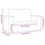 Sofá para niños de 2 plazas de felpa suave rosa von , Baby- und Kleinkindmöbel - Ref: Foro24-4104801, Preis: 47,60 €, Rabatt: %