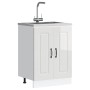 Mueble bajo para fregadero Kalmar blanco brillo 60x46x81,5 cm von , Küchenschränke - Ref: Foro24-853439, Preis: 86,83 €, Raba...