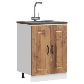 Mueble bajo para fregadero Kalmar madera vieja 60x46x81,5 cm by , Kitchen cabinets - Ref: Foro24-853445, Price: 80,47 €, Disc...