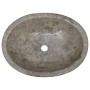 Lavabo gris mármol 53x40x15 cm de vidaXL, Lavabos - Ref: Foro24-149173, Precio: 170,20 €, Descuento: %