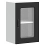 Armario pared cocina puerta de cristal Kalmar negra von , Küchenschränke - Ref: Foro24-853528, Preis: 56,48 €, Rabatt: %