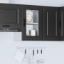Armario pared cocina puerta de cristal Kalmar negra von , Küchenschränke - Ref: Foro24-853528, Preis: 56,48 €, Rabatt: %