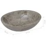 Marmorgraues Waschbecken 53x40x15 cm von vidaXL, Sinkt - Ref: Foro24-149173, Preis: 167,51 €, Rabatt: %