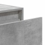 Mesitas de noche de pared con luces LED 2 uds gris hormigón von , TV-Möbel - Ref: Foro24-860218, Preis: 93,46 €, Rabatt: %