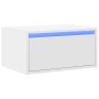Mesita de noche de pared con luces LED blanco von , TV-Möbel - Ref: Foro24-860211, Preis: 54,81 €, Rabatt: %