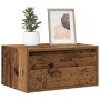 Mesitas de noche de pared luces LED 2 unidades madera antigua von , TV-Möbel - Ref: Foro24-860226, Preis: 103,64 €, Rabatt: %