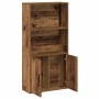 Estantería madera de ingeniería color envejecido 60x24x120 cm by , Bookcases and shelves - Ref: Foro24-860425, Price: 68,98 €...
