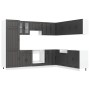 Mueble de cocina Lucca negra 14 piezas madera contrachapada von , Küchenschränke - Ref: Foro24-3314982, Preis: 1,00 €, Rabatt: %