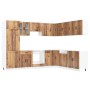 Mueble cocina Lucca madera vieja 14 pzas madera contrachapada von , Küchenschränke - Ref: Foro24-3314989, Preis: 1,00 €, Raba...
