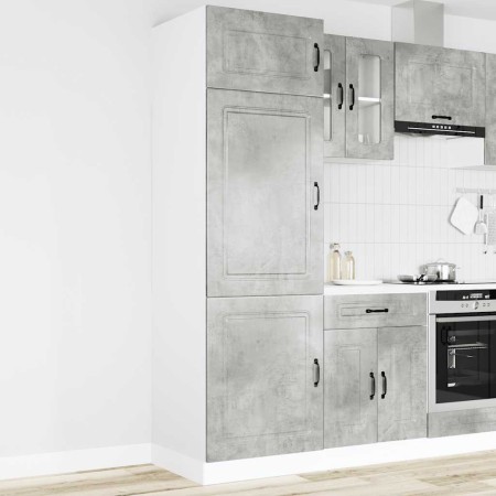 Armario de cocina Kalmar madera de ingeniería gris hormigón by , Kitchen cabinets - Ref: Foro24-853631, Price: 213,11 €, Disc...