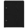Estantería de madera de ingeniería roble negro 40x24x52 cm by , Bookcases and shelves - Ref: Foro24-860356, Price: 42,82 €, D...